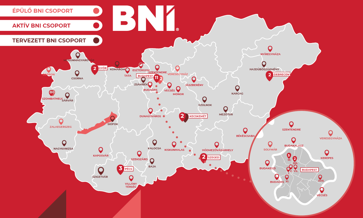 BNI térkép
