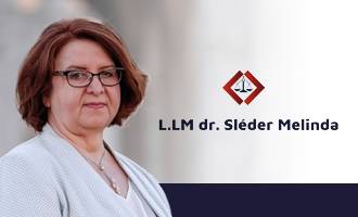 L.L.M dr. Sléder Melinda - ügyvédnő