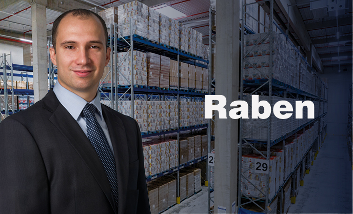 Üveges Zoltán, a Raben Magyarország értékesítési és marketing vezetője 