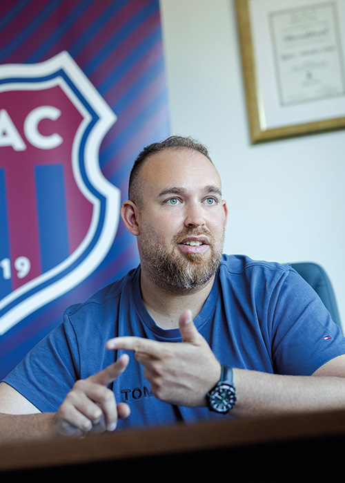 Kiss Dániel, a Győri Atlétikai Club klubigazgatója